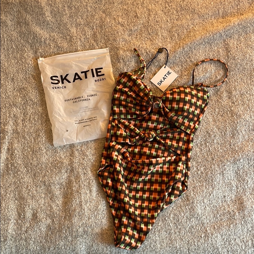 Skatie Lisa front tie Swimsuit